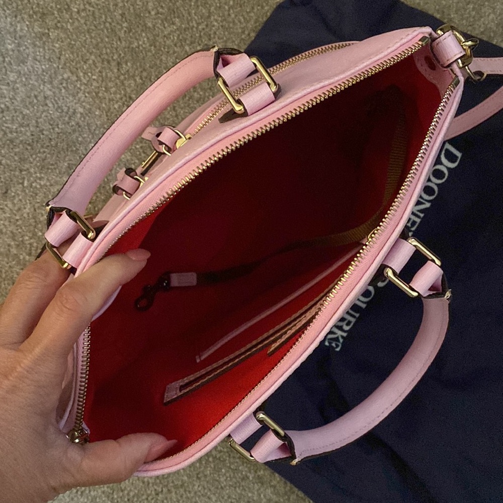 Dooney & Bourke Light Pink Satchel with Gold Accents - Picture 2 of 8